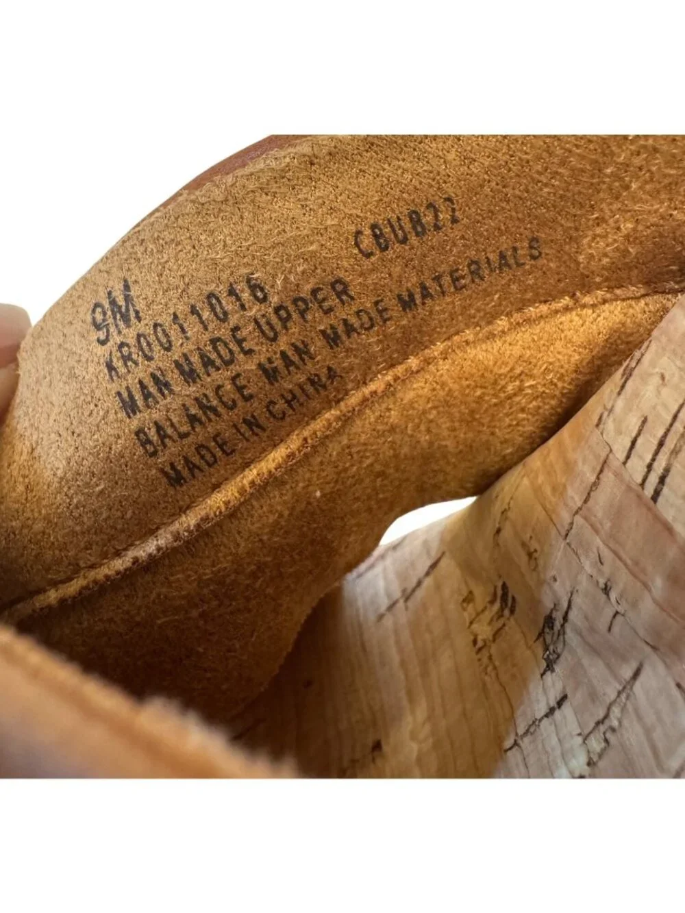 Kork’s Faithe Crossover Size 9 TAN Wedge Cork Sandal NWB Kork Ease